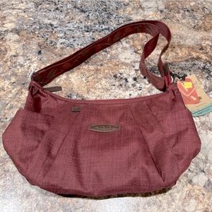 Keen Maroon Crossbody Bag